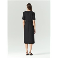 Платье миди из костюмной ткани, PL1498/moira
