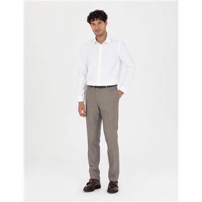 Açık Kahverengi Slim Fit Kumaş Pantolon