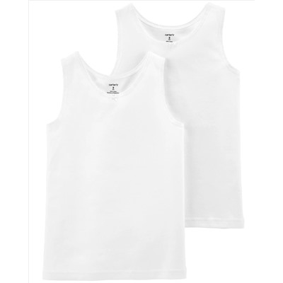2-Pack Tank Cotton Undershirts