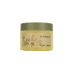 Consly Vegan «Real CBD» Balancing Purifine CBD and Plant-based Squalane Cream Балансирующий крем Vegan «Real CBD» для проблемной кожи с канабидиолом и растительным скваланом 50мл
