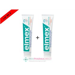 Elmex Sensitive Dentifrice Dents Sensibles 2x75mlLot  × 2