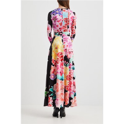 Vestido largo flores