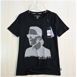 Хлопковая футболка   KARL LAGERFEL*D ОРИГИНАЛ!