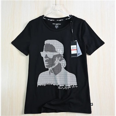 Хлопковая футболка   KARL LAGERFEL*D ОРИГИНАЛ!