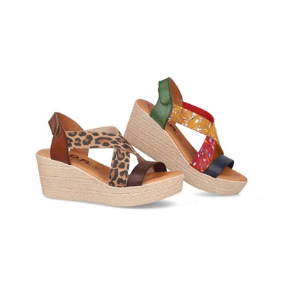 214 - BDA
                SANDALIAS DE CUÑA