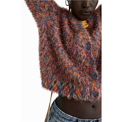 Chaqueta efecto pelo colores