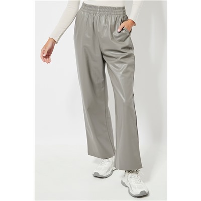 Pantalón cintura alta - Gris claro