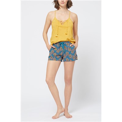 Top lencero Vaina Mostaza