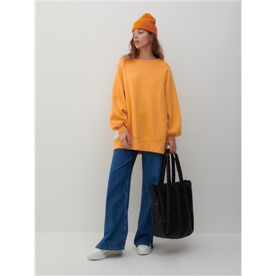 Oversize-Sweatshirt mit hohem Baumwollanteil