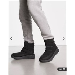 The North Face Nuptse II down insulated waterproof boots in black