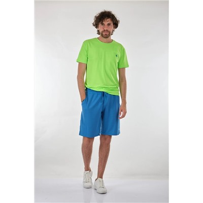 U.S. Polo Assn. Polo Bisiklet Yaka Yeşil Erkek T-shirt Bk-313002 BK-313002