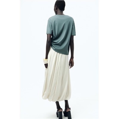 MINIMALIST MERCERISED THREAD T-SHIRT