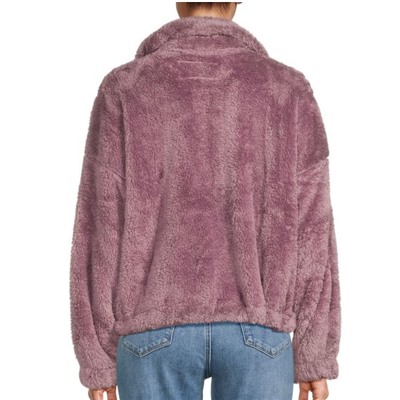 Calvin Klein Jeans Drop Shoulder Faux Fur Jacket