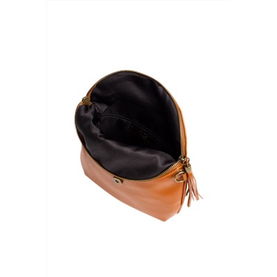 Bandolera de piel Camel - Firenze Artegiani