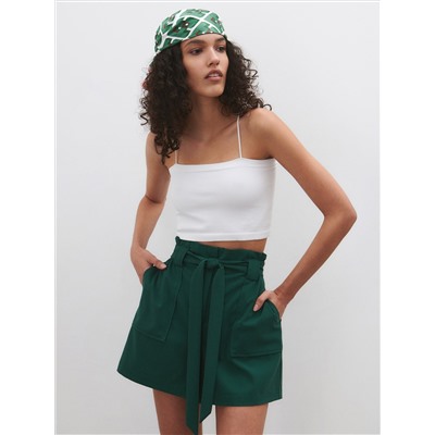 Shorts mit hoher Taille