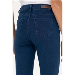 Kadın Koyu Mavi Jean Pantolon