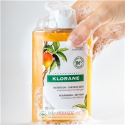 Klorane Beurre de Mangue Shampooing Nutrition 200ml