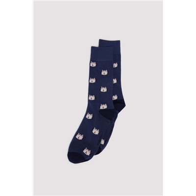 Calcetín algodón gatos