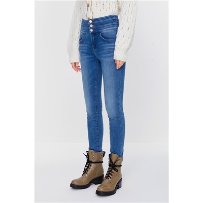 Vaquero slim fit Celeste