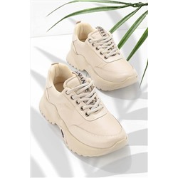 Bambi Bej Anorak Kadın Sneaker K01969440185