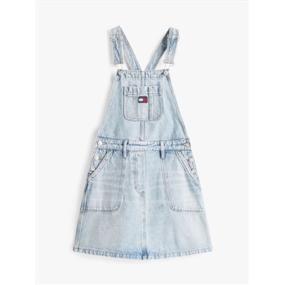 Tommy Jeans Faded Denim Overall Dress