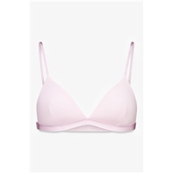Sujetador triangular microfibra brillo rosa