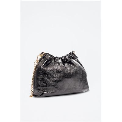 Bandolera Ascea de piel - Negro