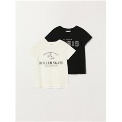 PACK OF 2 PRINTED T-SHIRTS