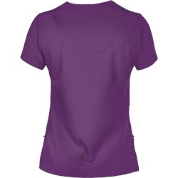 Jockey Scrubs Modern Notch Neck Zipper Top