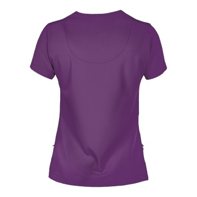 Jockey Scrubs Modern Notch Neck Zipper Top