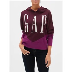 Logo Colorblock Pullover Sweatshirt