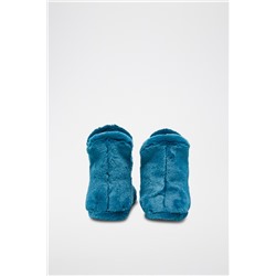 Zapatillas de casa altas Maggie Azul pato