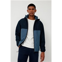 Chaqueta con capucha Azul noche
