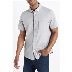 Camisa regular fit - Gris
