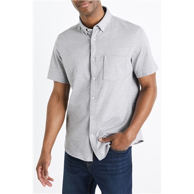 Camisa regular fit - Gris