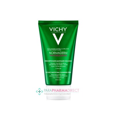 Vichy Normaderm Phytosolution Crème Nettoyante Matifiante Volcanique 125ml