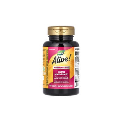 Nature's Way, Alive! Women's 50+ Ultra Multivitamin, 60 Tablets