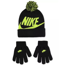 Nike 2-Pc. Swoosh Beanie & Gloves Set, Big Boys