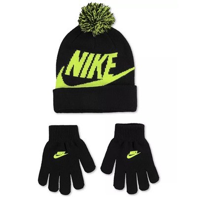Nike 2-Pc. Swoosh Beanie & Gloves Set, Big Boys