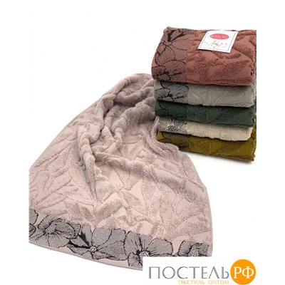 Полотенце Карвен "BEGONYA" 50*90 6 шт. махра Н 5109