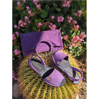 Ab.Zapatos • 3106-8 • lavanda+Сумка - трансформер PELLE- SHOPPER ASA (440) violeta