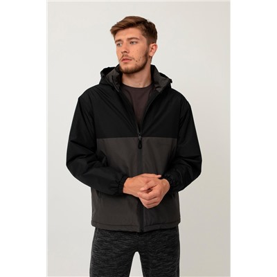 Chaqueta con capucha Negro