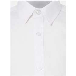 White Boys Slim Fit Long Sleeve School Shirt 2 Pack