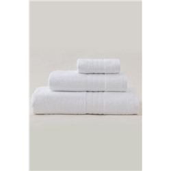 Martha Yüz Havlusu (TENCEL™) - Beyaz - 50x80 cm