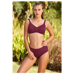 DEEP BEACH Toparlayıcı Bikini Üst, Yüksek Bel Bikini Takım DB200812BT
