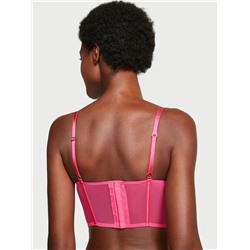 DREAM ANGELS Wicked Shimmer Heart Embroidery Open-Cup Corset Top
