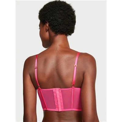DREAM ANGELS Wicked Shimmer Heart Embroidery Open-Cup Corset Top