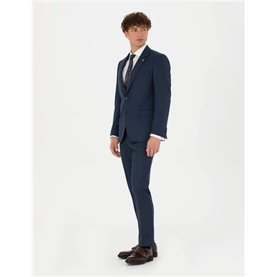 Lacivert Slim Fit Takım Elbise