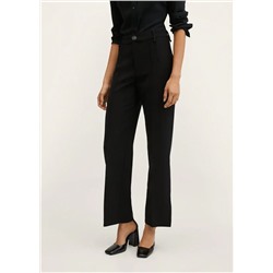 Pantalón recto aberturas -  Mujer | MANGO OUTLET Melilla