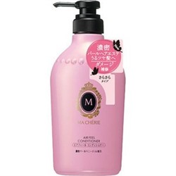 SHISEIDO Кондиционер БЕССИЛИКОНОВЫЙ  для придания объема Ma Cherie AIR FEEL, цветочно-фруктовый аромат, бутылка с дозатором 450 мл.
